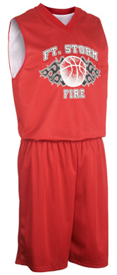 Fadeaway Reversible Basketball Jersey Uniform
